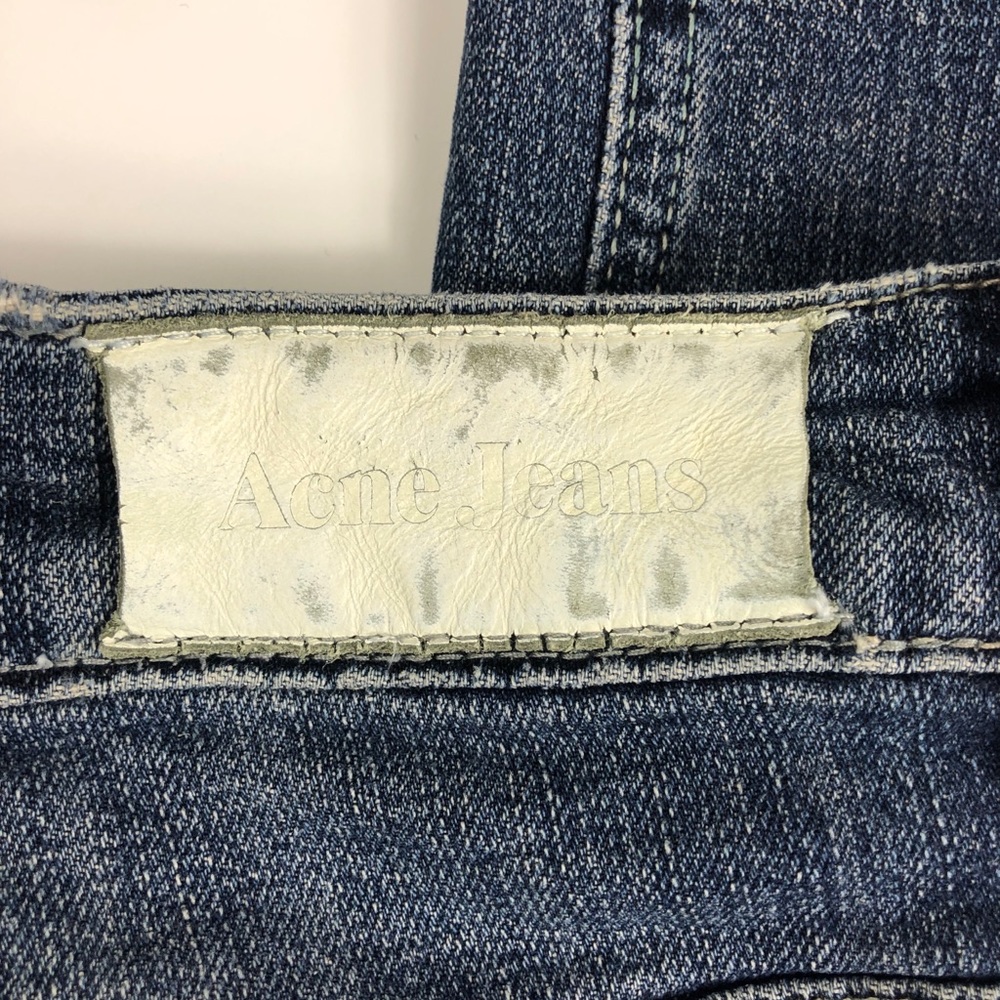 Acne Studios Distressed Blue Jeans sz 28 - Picture 4 of 8